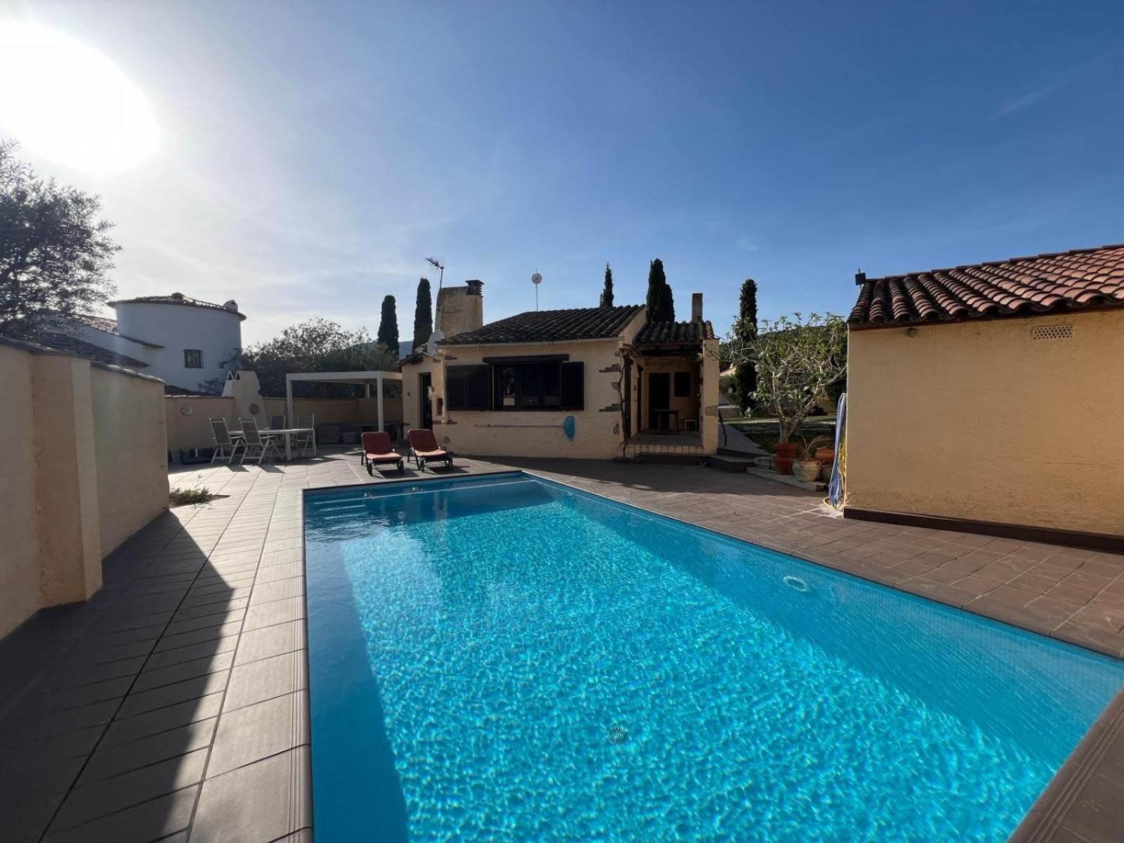 Villa Franca Privat Pool Л'Эстартит Экстерьер фото